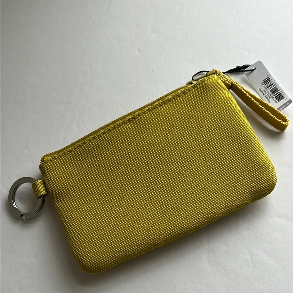 NWT Vera Bradley Golden Olive Zip ID Case